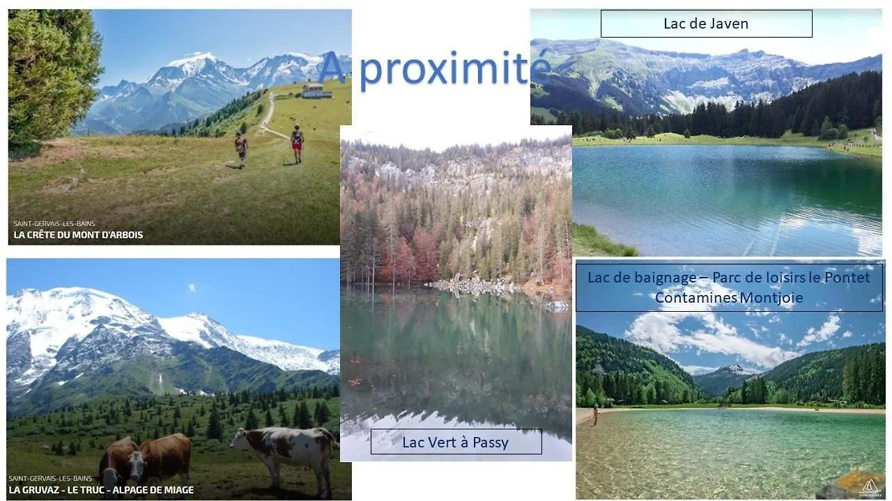 Apartment Vue Magnifique: Duplex Ski Retreat with Garage and Wi-Fi Saint-Gervais-les-Bains
