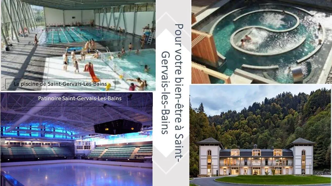 Vue Magnifique: Duplex Ski Retreat with Garage and Wi-Fi Saint-Gervais-les-Bains Apartment
