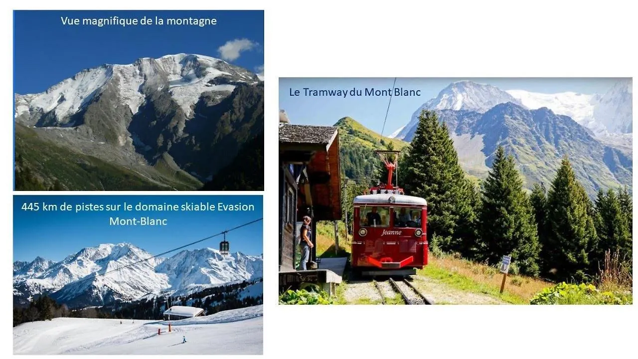 Vue Magnifique: Duplex Ski Retreat with Garage and Wi-Fi Saint-Gervais-les-Bains France